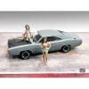 Figurki Car Wash Girl set #1 Dorothy & Barbara - skala 1:43 - American Diorama